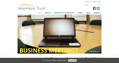 Desktop Screenshot of morrisontrust.org.uk